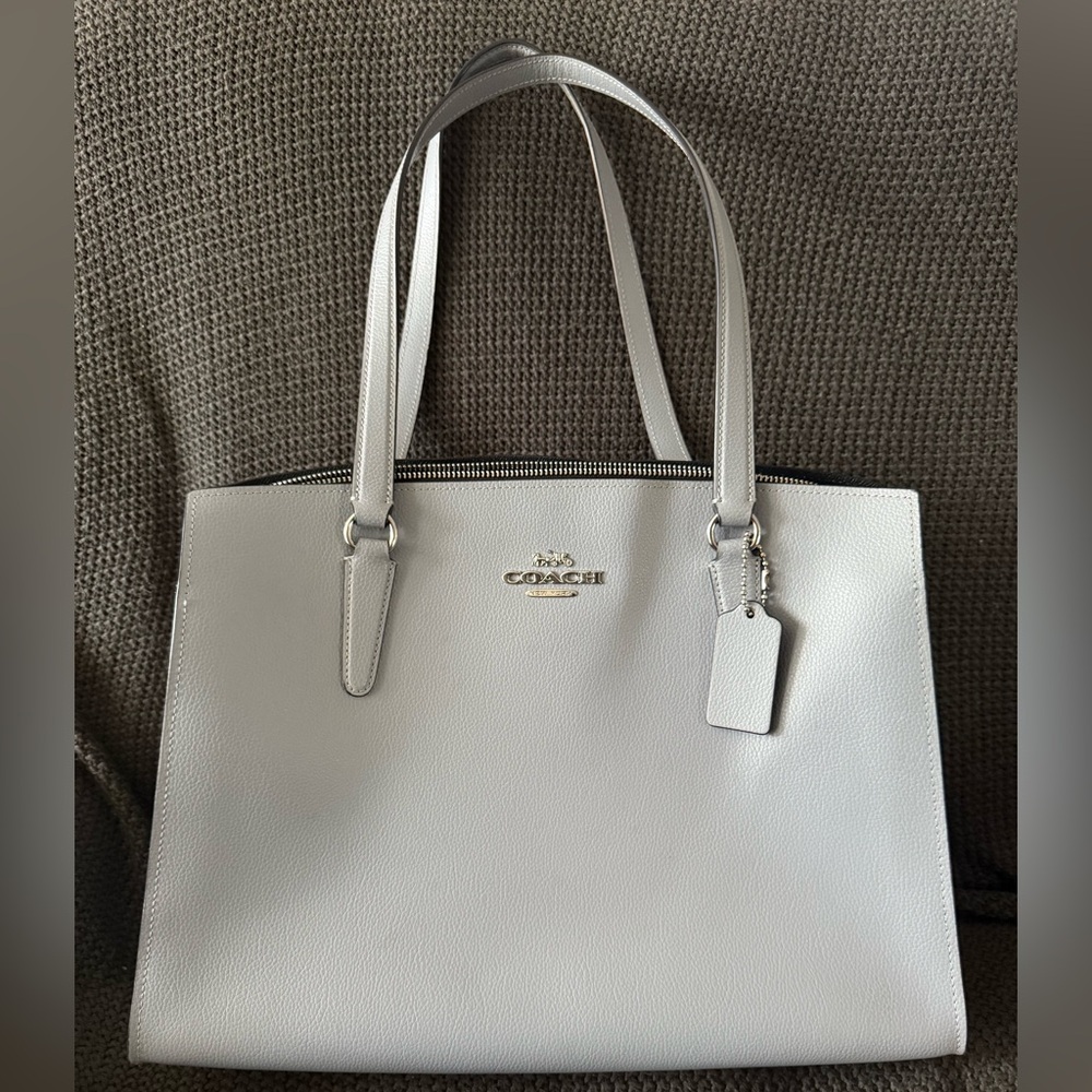 Coach Powder Blue Tote
